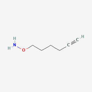 molecular formula C6H11NO B13908831 O-(Hex-5-yn-1-yl)hydroxylamine 