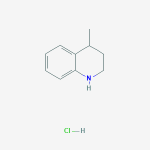 molecular formula C10H14ClN B1390890 4-Methyl-1,2,3,4-tetrahydroquinoline hydrochloride CAS No. 74459-19-1