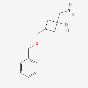 cis-1-(Aminomethyl)-3-(benzyloxymethyl)cyclobutanol