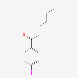 B1390896 1-(4-Iodophenyl)hexan-1-one CAS No. 160565-78-6