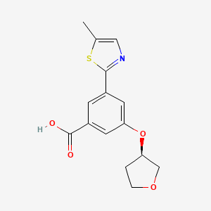 (R)-3-(5-methylthiazol-2-yl)-5-((tetrahydrofuran-3-yl)oxy)benzoic acid