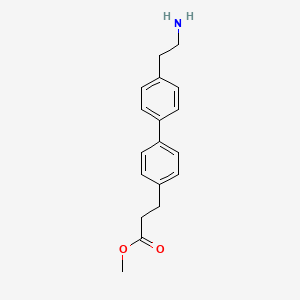 Methyl 3-(4'-(2-aminoethyl)biphenyl-4-yl)propanoate