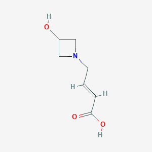 (E)-4-(3-hydroxyazetidin-1-yl)but-2-enoic acid