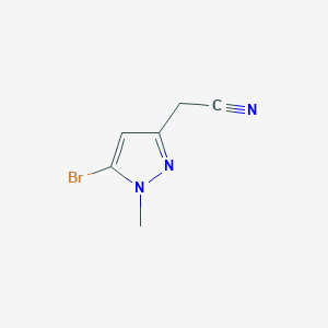 2-(5-Bromo-1-methyl-1H-pyrazol-3-YL)acetonitrile