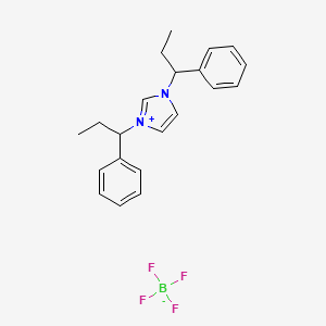 1,3-Bis((R)-1-phenylpropyl)-1H-imidazol-3-ium tetrafluoroborate