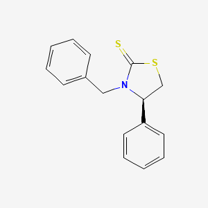 molecular formula C16H15NS2 B13909122 (4R)-3-benzyl-4-phenyl-1,3-thiazolidine-2-thione 