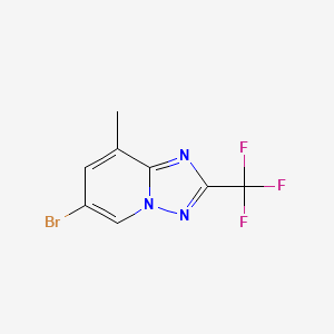 6-Bromo-8-methyl-2-(trifluoromethyl)-[1,2,4]triazolo[1,5-a]pyridine