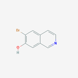 molecular formula C9H6BrNO B1390913 6-溴异喹啉-7-醇 CAS No. 1148110-19-3