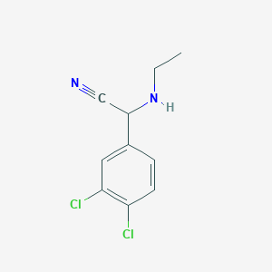 2-(3,4-Dichlorophenyl)-2-(ethylamino)acetonitrile