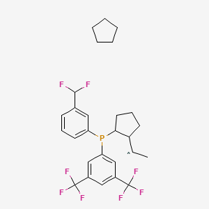 molecular formula C27H30F8P B13909147 CID 129317760 