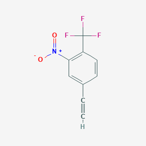 3-Nitro-4-(trifluoromethyl)phenylacetylene