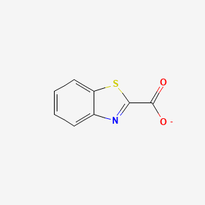 molecular formula C8H4NO2S- B13909208 1,3-Benzothiazole-2-carboxylate 