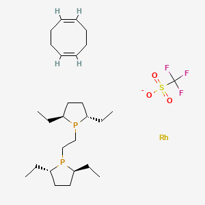 1,2-Bis((2S,5S)-2,5-diethylphospholano)ethane(cyclooctadiene)rhodium(I) trifluoromethanesulfonate