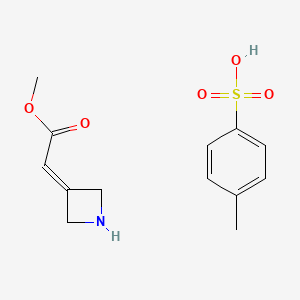 Methyl 2-(azetidin-3-ylidene)acetate;4-methylbenzenesulfonic acid