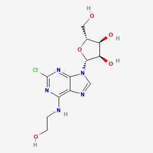 (2R,3R,4S,5R)-2-[2-chloro-6-(2-hydroxyethylamino)purin-9-yl]-5-(hydroxymethyl)oxolane-3,4-diol