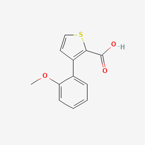 molecular formula C12H10O3S B1390929 3-(2-甲氧基苯基)噻吩-2-羧酸 CAS No. 666841-74-3