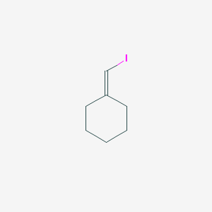 molecular formula C7H11I B13909315 Cyclohexane, (iodomethylene)- CAS No. 23904-33-8