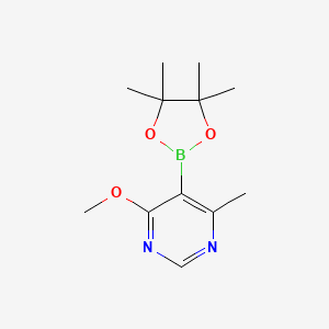 4-Methoxy-6-methyl-5-(4,4,5,5-tetramethyl-1,3,2-dioxaborolan-2-yl)pyrimidine