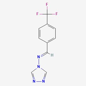 N-{(E)-[4-(trifluoromethyl)phenyl]methylidene}-4H-1,2,4-triazol-4-amine