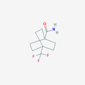 4-(Trifluoromethyl)bicyclo[2.2.2]octane-1-carboxamide