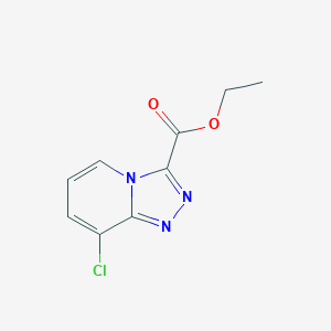 molecular formula C9H8ClN3O2 B13909413 Ethyl 8-chloro-[1,2,4]triazolo[4,3-a]pyridine-3-carboxylate 