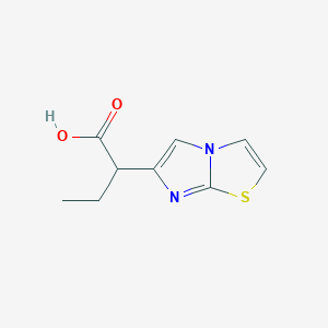 2-Imidazo[2,1-b][1,3]thiazol-6-ylbutanoic acid