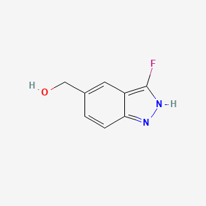 (3-Fluoro-1H-indazol-5-YL)methanol