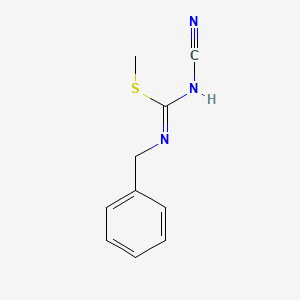 Methyl N'-benzyl-N-cyanocarbamimidothioate