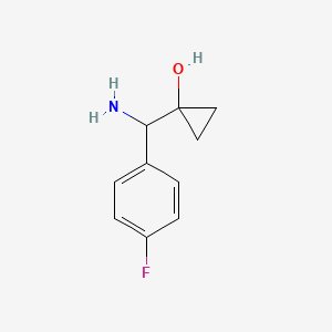 1-(Amino(4-fluorophenyl)methyl)cyclopropanol