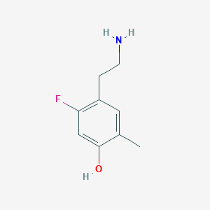 4-(2-Aminoethyl)-5-fluoro-2-methylphenol