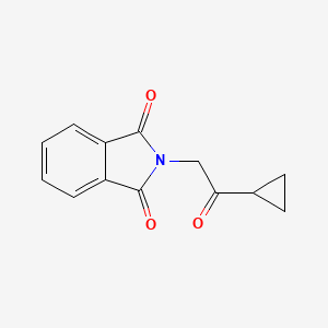 2-(2-cyclopropyl-2-oxoethyl)-2,3-dihydro-1H-isoindole-1,3-dione