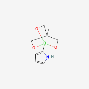 4-methyl-1-(1H-pyrrol-2-yl)-2,6,7-trioxa-1-borabicyclo[2.2.2]octan-1-uide