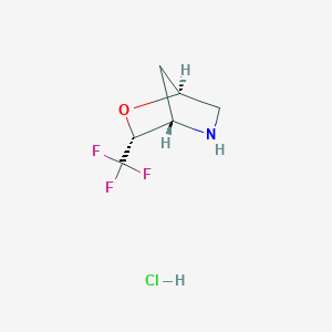 rel-(1S,3R,4S)-3-(Trifluoromethyl)-2-oxa-5-azabicyclo[2.2.1]heptane hydrochloride