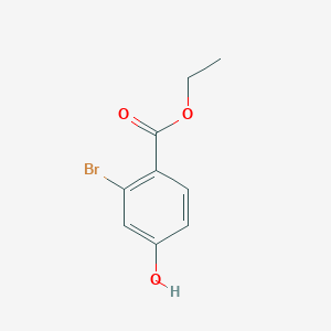 molecular formula C9H9BrO3 B13909557 Ethyl 2-bromo-4-hydroxybenzoate 