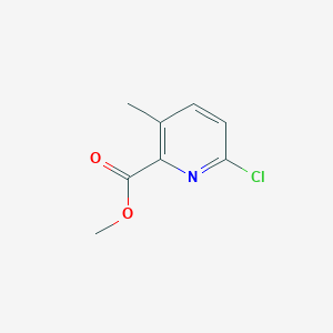 molecular formula C8H8ClNO2 B1390959 Methyl 6-chloro-3-methylpicolinate CAS No. 878207-92-2