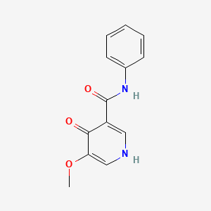 4-Hydroxy-5-methoxy-N-phenylnicotinamide