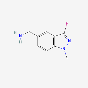 3-Fluoro-1-methyl-1H-indazole-5-methanamine