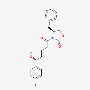 (S)-4-Benzyl-3-((S)-5-(4-fluorophenyl)-5-hydroxypentanoyl)oxazolidin-2-one