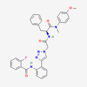 molecular formula C34H31FN6O4 B13909731 HIV-1 capsid inhibitor 1 