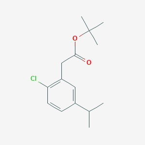 Tert-butyl 2-(2-chloro-5-isopropyl-phenyl)acetate