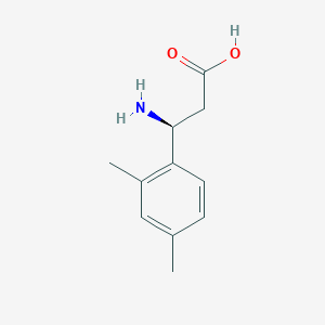 (3S)-3-amino-3-(2,4-dimethylphenyl)propanoic acid