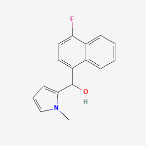 4-Fluoro-1-naphthyl-(1-methyl-2-pyrrolyl)methanol