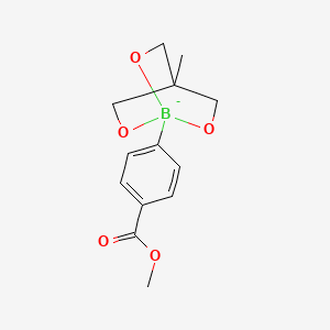 1-(4-(Methoxycarbonyl)phenyl)-4-methyl-2,6,7-trioxa-1-borabicyclo[2.2.2]octan-1-uide