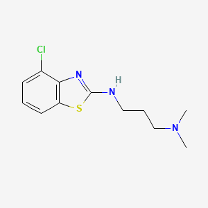 N'-(4-chloro-1,3-benzothiazol-2-yl)-N,N-dimethylpropane-1,3-diamine