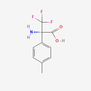 (2S)-2-amino-3,3,3-trifluoro-2-(4-methylphenyl)propanoic acid