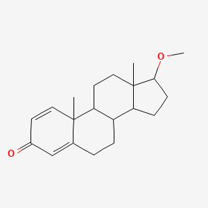 molecular formula C20H28O2 B13909883 17-Methoxy-10,13-dimethyl-6,7,8,9,11,12,14,15,16,17-decahydrocyclopenta[a]phenanthren-3-one 