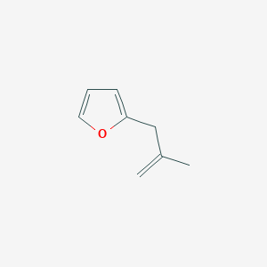 molecular formula C8H10O B13909936 3-(2-Furyl)-2-methyl-1-propene 