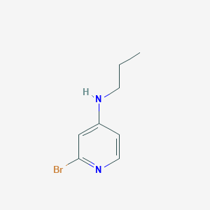 molecular formula C8H11BrN2 B13909970 2-Bromo-n-propylpyridin-4-amine 