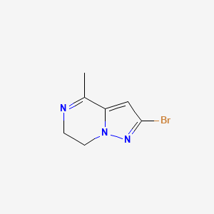 2-Bromo-4-methyl-6,7-dihydropyrazolo[1,5-A]pyrazine