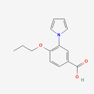 4-Propoxy-3-(1H-pyrrol-1-yl)benzoic acid